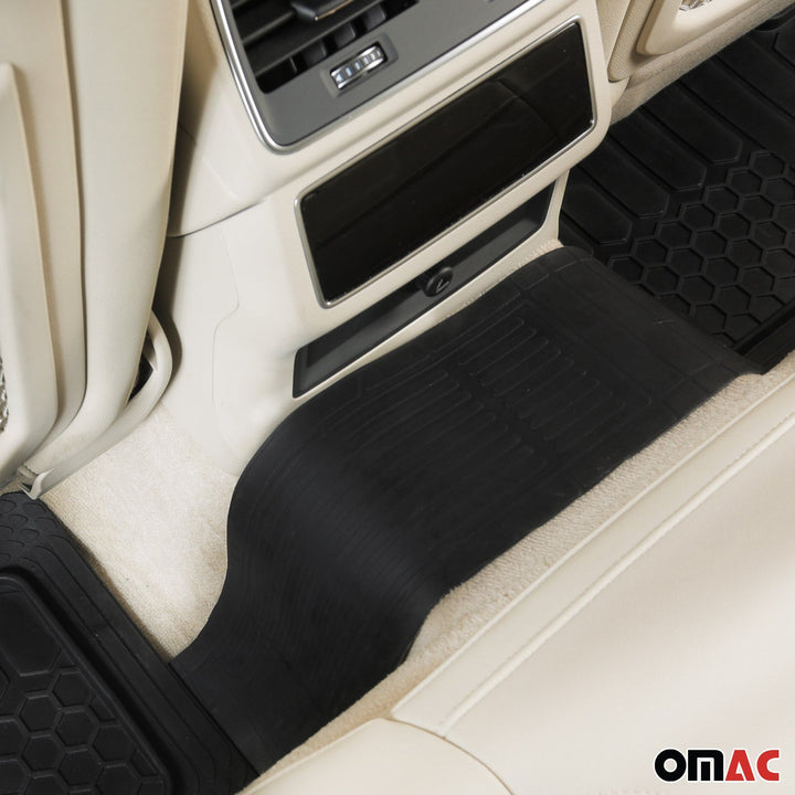 2016-2026 Toyota Tacoma Heavy Duty Trim to fit Floor Mats Liner Black All Weather 5 Pcs