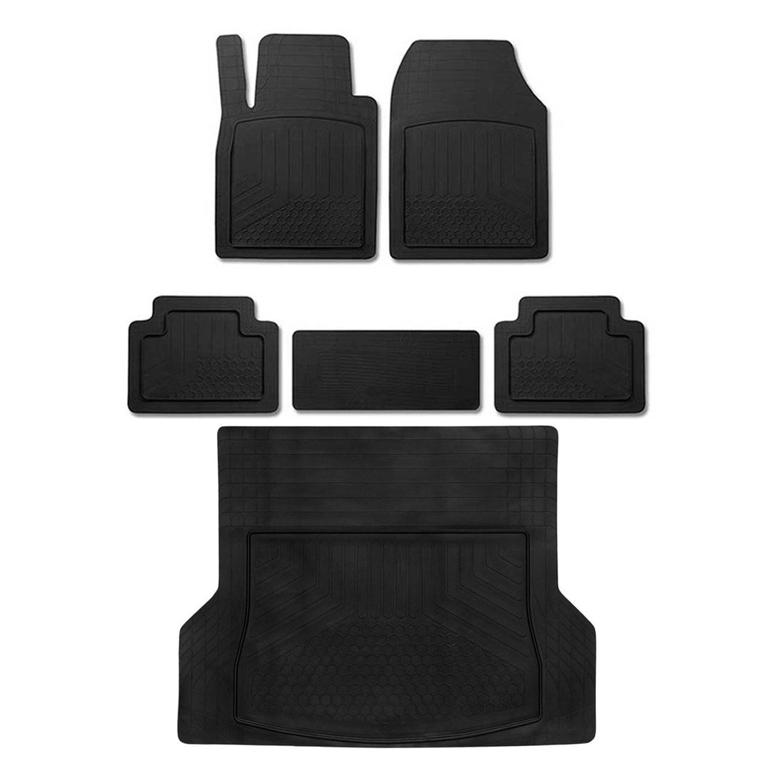 2016-2026 Toyota Tacoma Universal Floor Mats & Cargo Liner Black