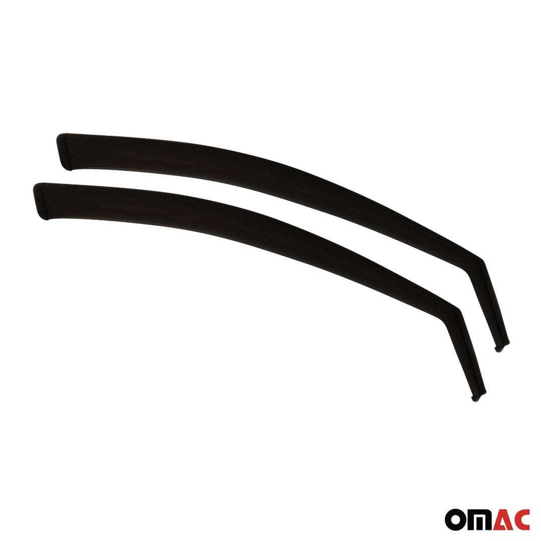 2010-2013 Lexus GX 460 Window Visor Vent Rain Deflector 2Pcs Smoke