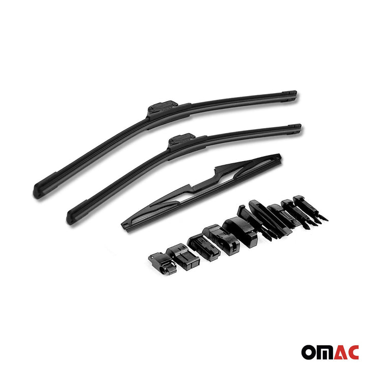 2000-2005 Toyota RAV4 Front & Rear Windshield Wiper Blades Set