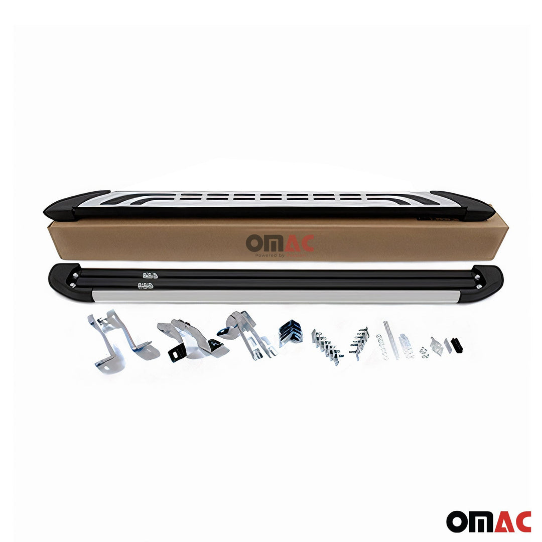 2006-2012 Toyota RAV4 Running Boards Side Steps Silver