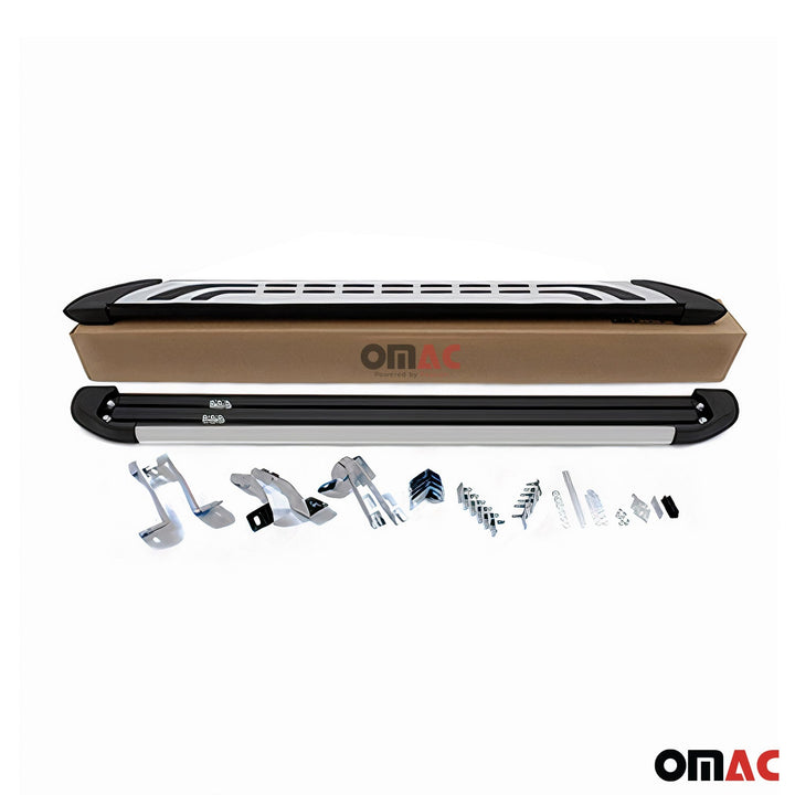 2006-2012 Toyota RAV4 Running Boards Side Steps Silver