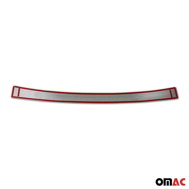 OMAC USA Rear Bumper Sill Cover Protector Stainless Steel Carbon Foiled for RAV4 (2019-2025)