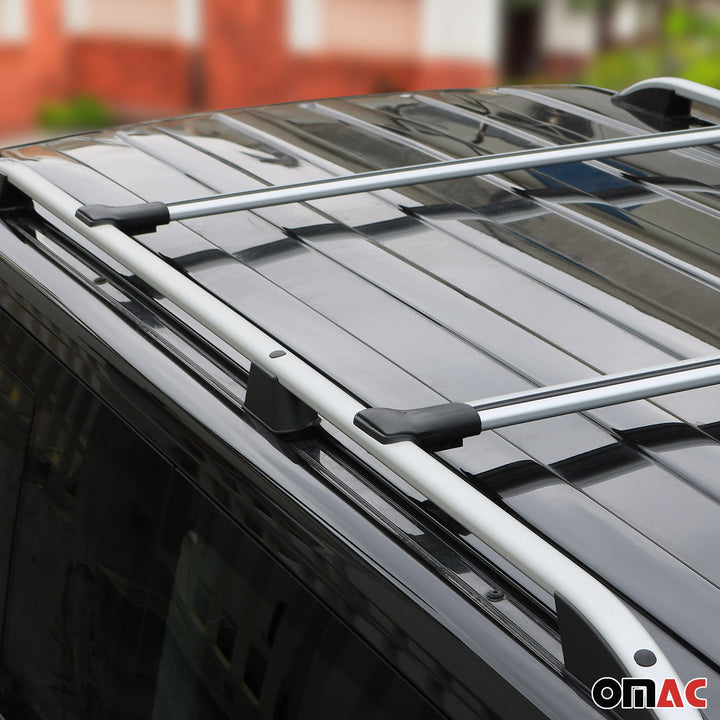 2025-2026 Toyota 4Runner Roof Rack Cross Bars Luggage Carrier Alu Silver 2Pcs