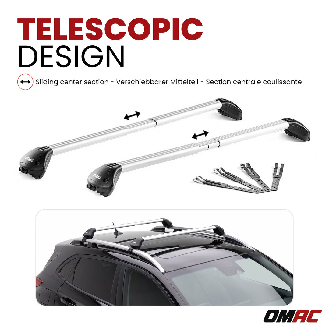 2006-2009 Toyota 4Runner Roof Rack Cross Bars Luggage Carrier 2 Pcs