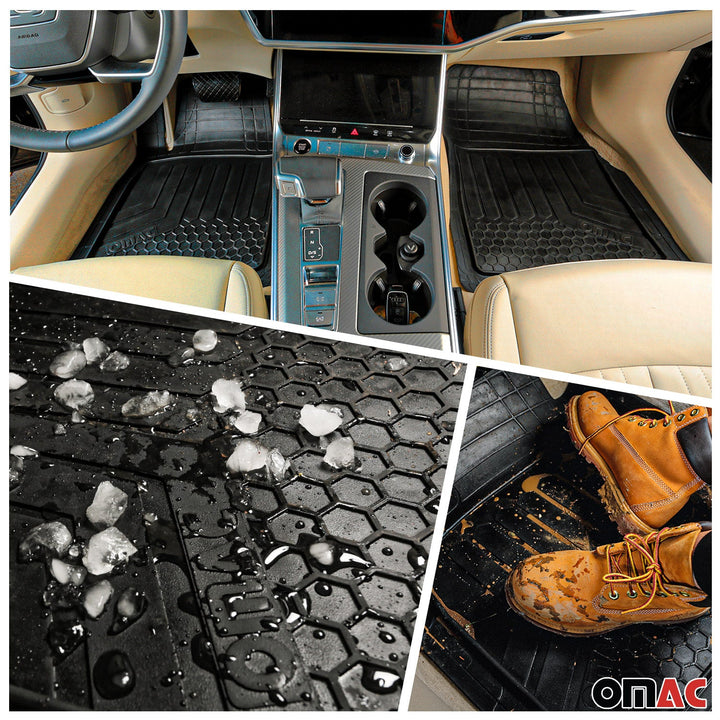 2010-2026 Toyota 4Runner Universal Floor Mats & Cargo Liner Black