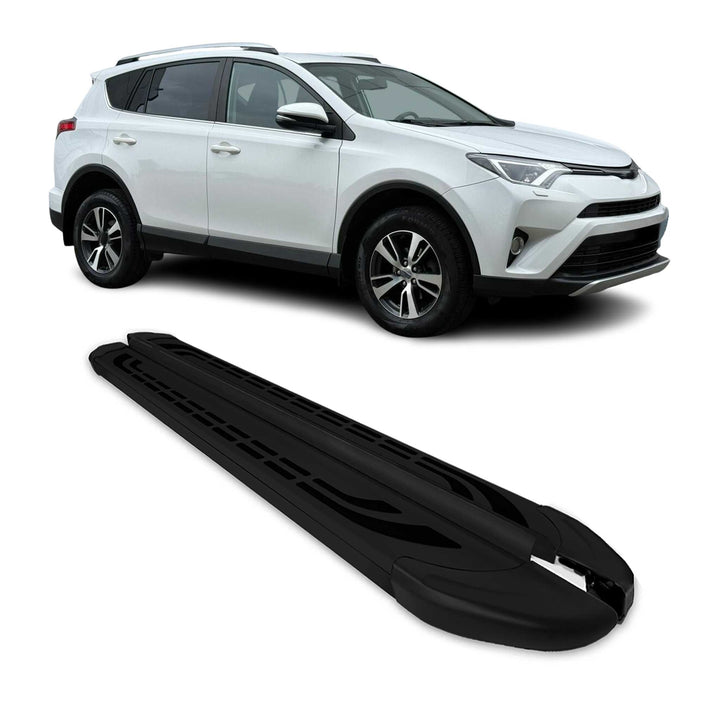 OMAC USA  Running Boards Side Steps Black for RAV4 (2013-2018)