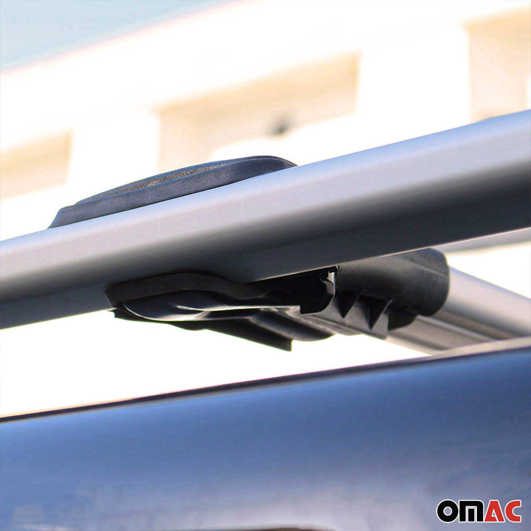 2025-2026 Toyota 4Runner Roof Rack Cross Bars Luggage Carrier Alu Silver 2Pcs