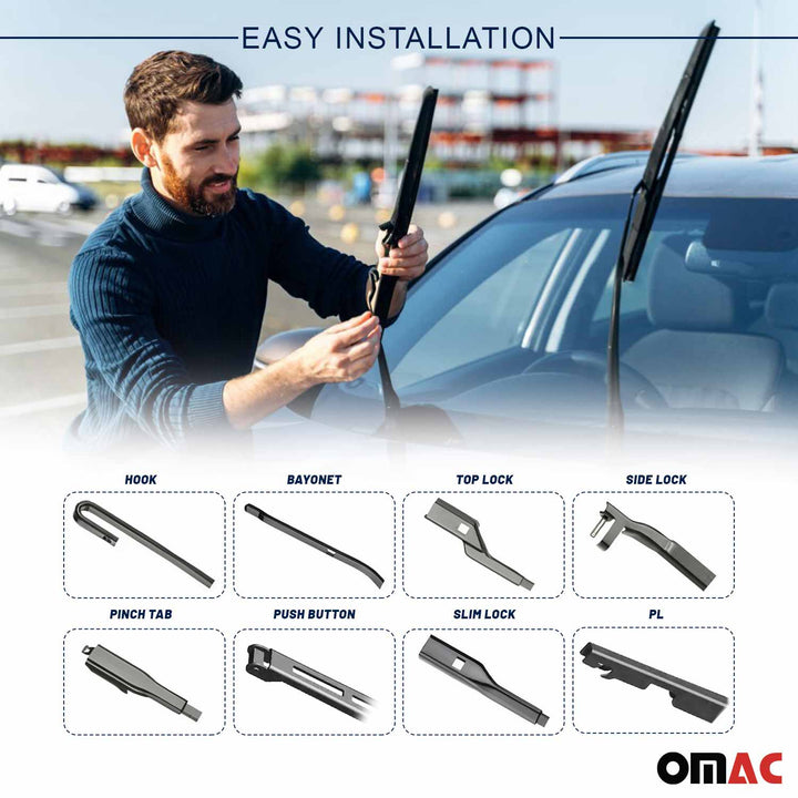 2013-2025 Toyota RAV4 Front Windshield Wiper Blades