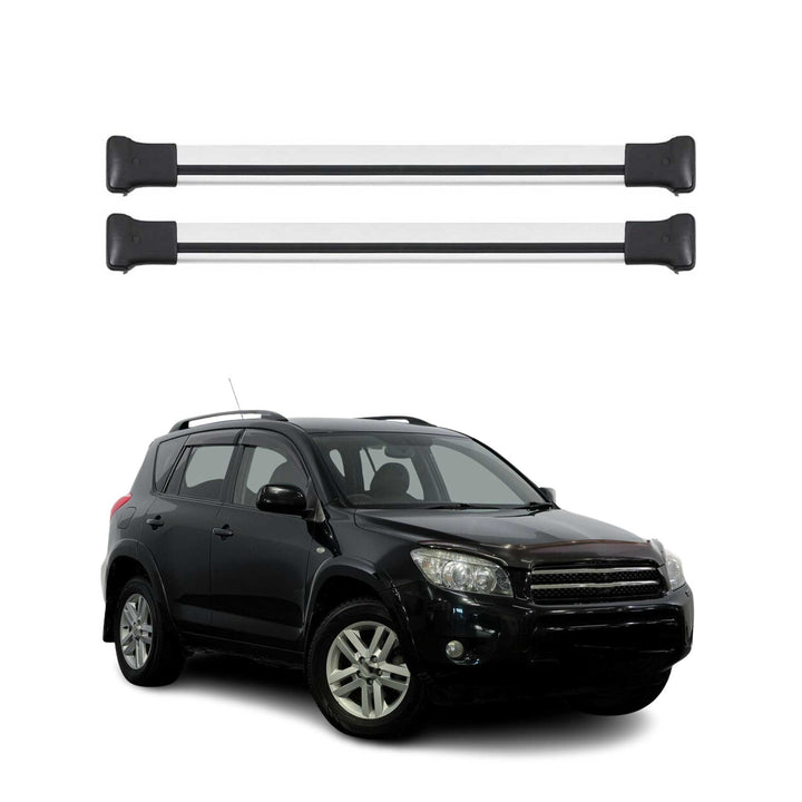 OMAC USA Roof Rack Cross Bars Silver for RAV4 (2006-2012)