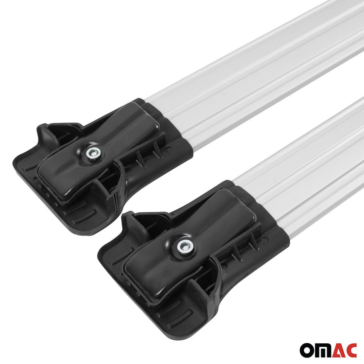 2025-2026 Toyota 4Runner Roof Rack Cross Bars Luggage Carrier Alu Silver 2Pcs