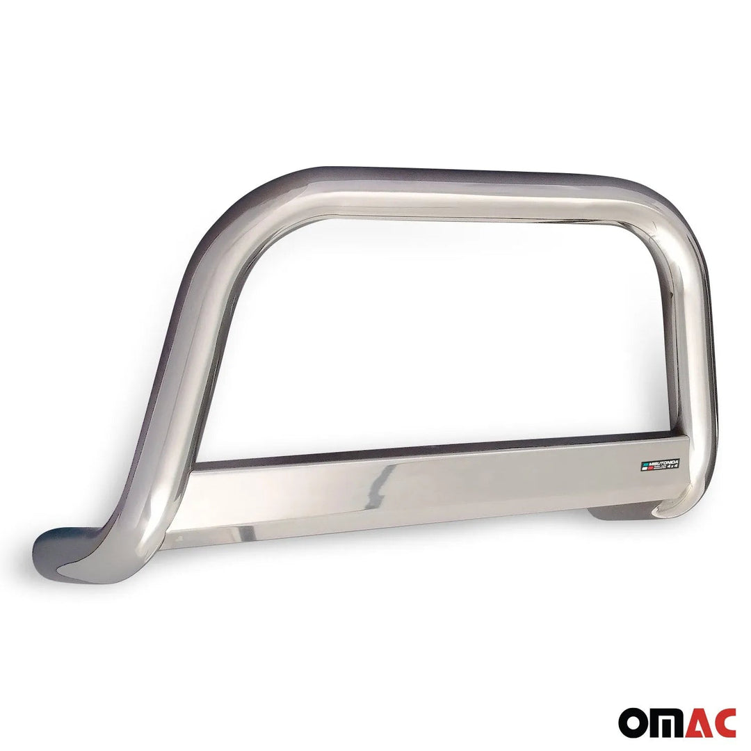 OMAC USA Bull Bar Push Front Bumper Grille Silver 1 Pc for GX460 (2014-2019)