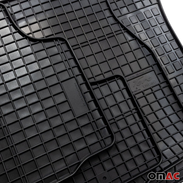 2019-2025 Toyota RAV4 Floor Mats Liners Full Set All Weather Rubber Black