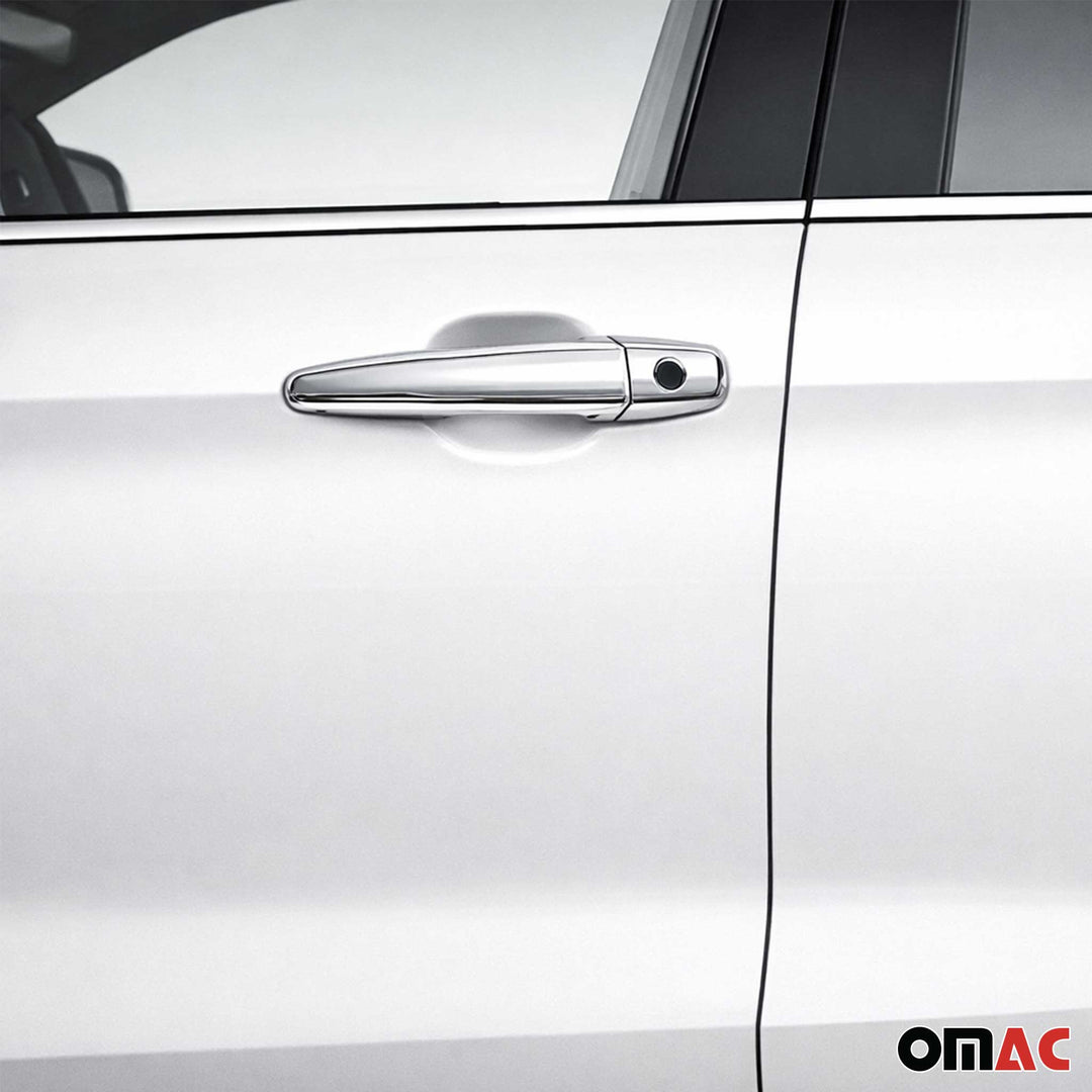 2003-2009 Toyota 4Runner Car Door Handle Cover Protector Stainless Steel 2 Key Hole