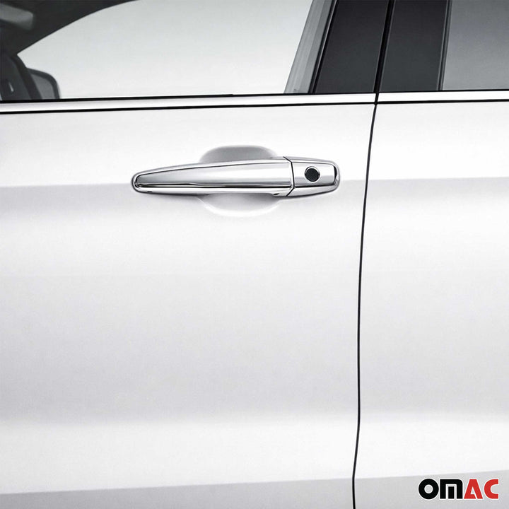 2003-2009 Toyota 4Runner Car Door Handle Cover Protector Stainless Steel 2 Key Hole