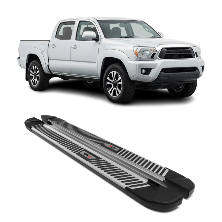 2005-2023 Toyota Tacoma Double Cab Nerf Bar Side Step Running Boards Alu 2x