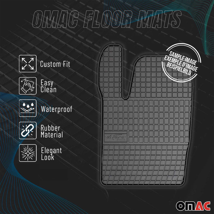 2019-2025 Toyota RAV4 Floor Mats Liners Full Set All Weather Rubber Black