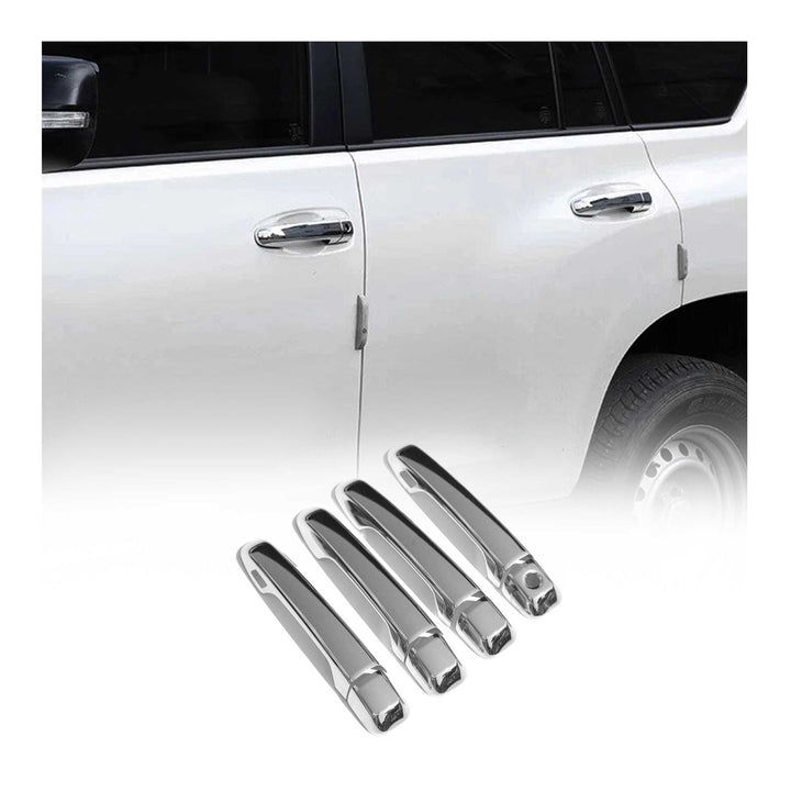 OMAC USA Car Door Handle Cover Protector Stainless Steel Chrome 8 Pcs for GX460