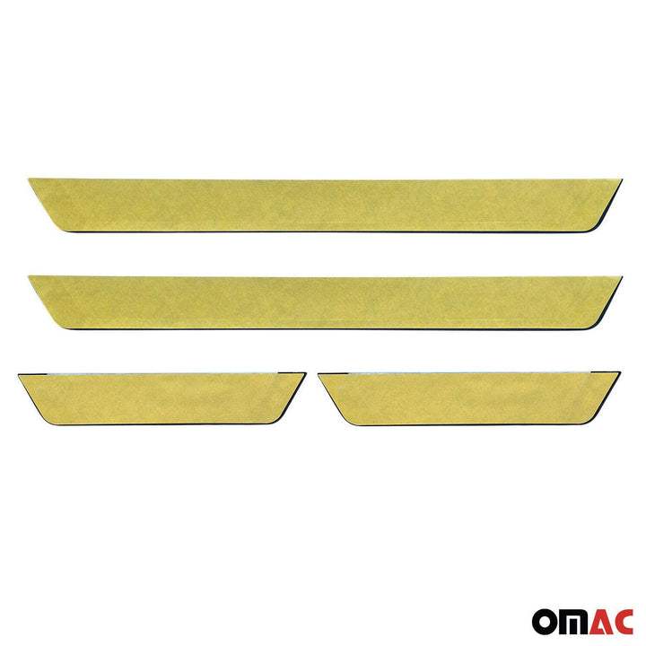 Toyota 4Runner Avalon Door Sill Scuff Plate Scratch Protector Exclusive Brushed Stainless Steel 4Pcs