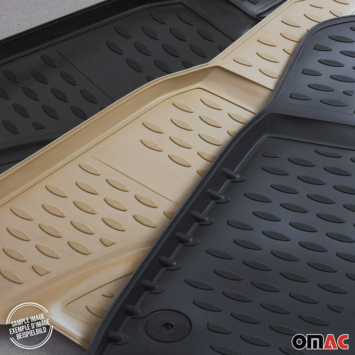 2016-2017 Toyota Tacoma Double Cab Floor Mats Liners Full Set All Weather