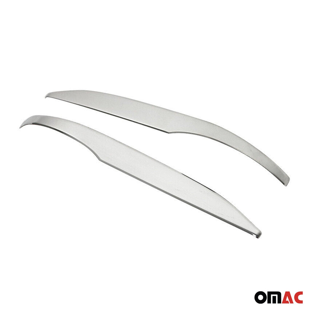 2014-2018 Toyota 4Runner Side Mirror Cover Caps Stainless Steel Silver 2 Pcs
