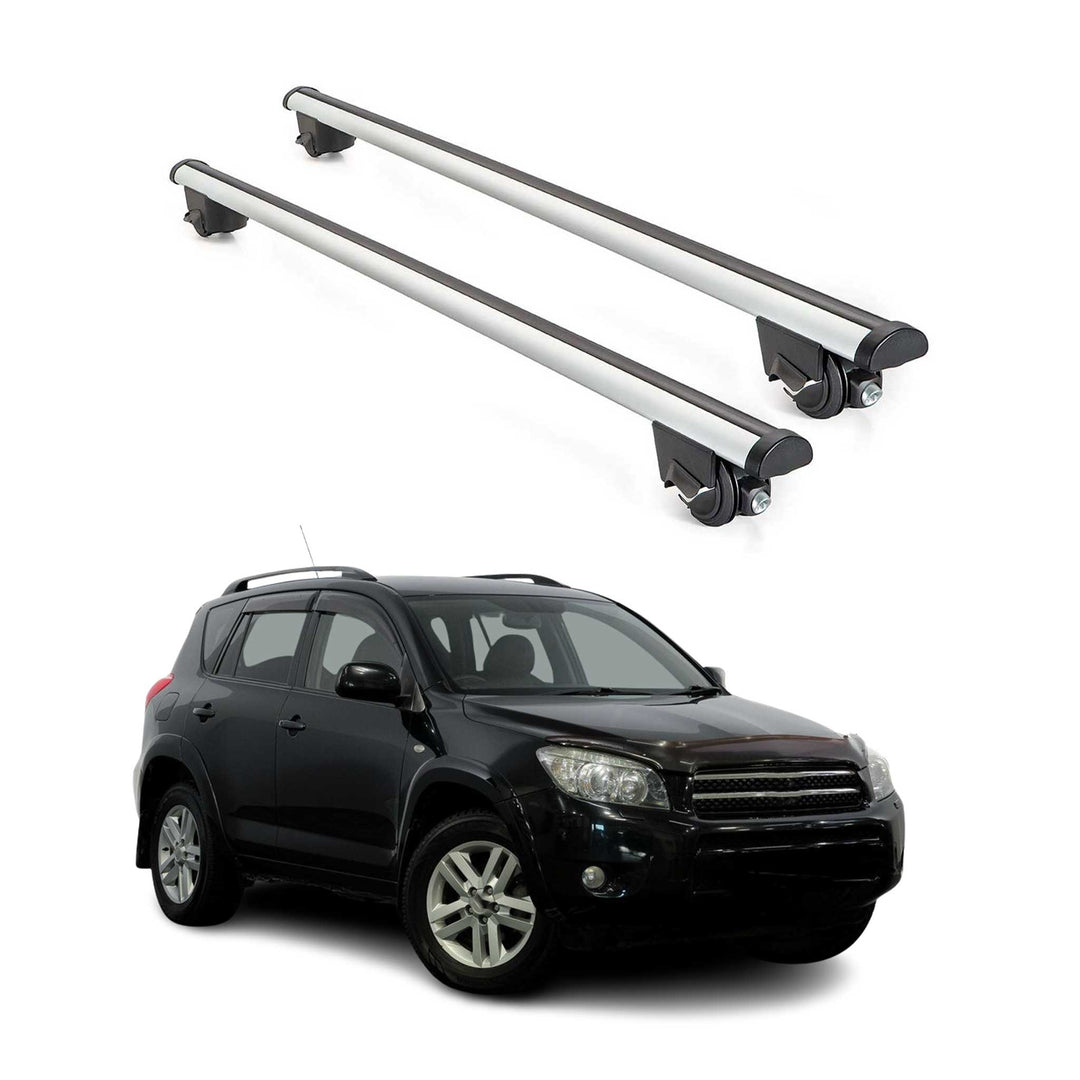 2006-2012 Toyota RAV4 Roof Rack Cross Bars Silver