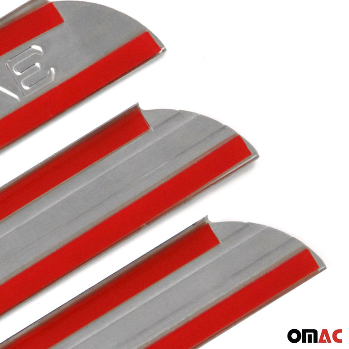 2006-2012 Toyota RAV4 Door Sill Scuff Plate Scratch Exclusive Stainless Steel 4x