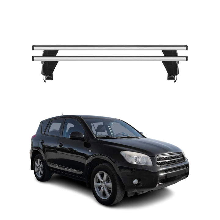 2006-2012 Toyota RAV4 Roof Rack Cross Bars Silver