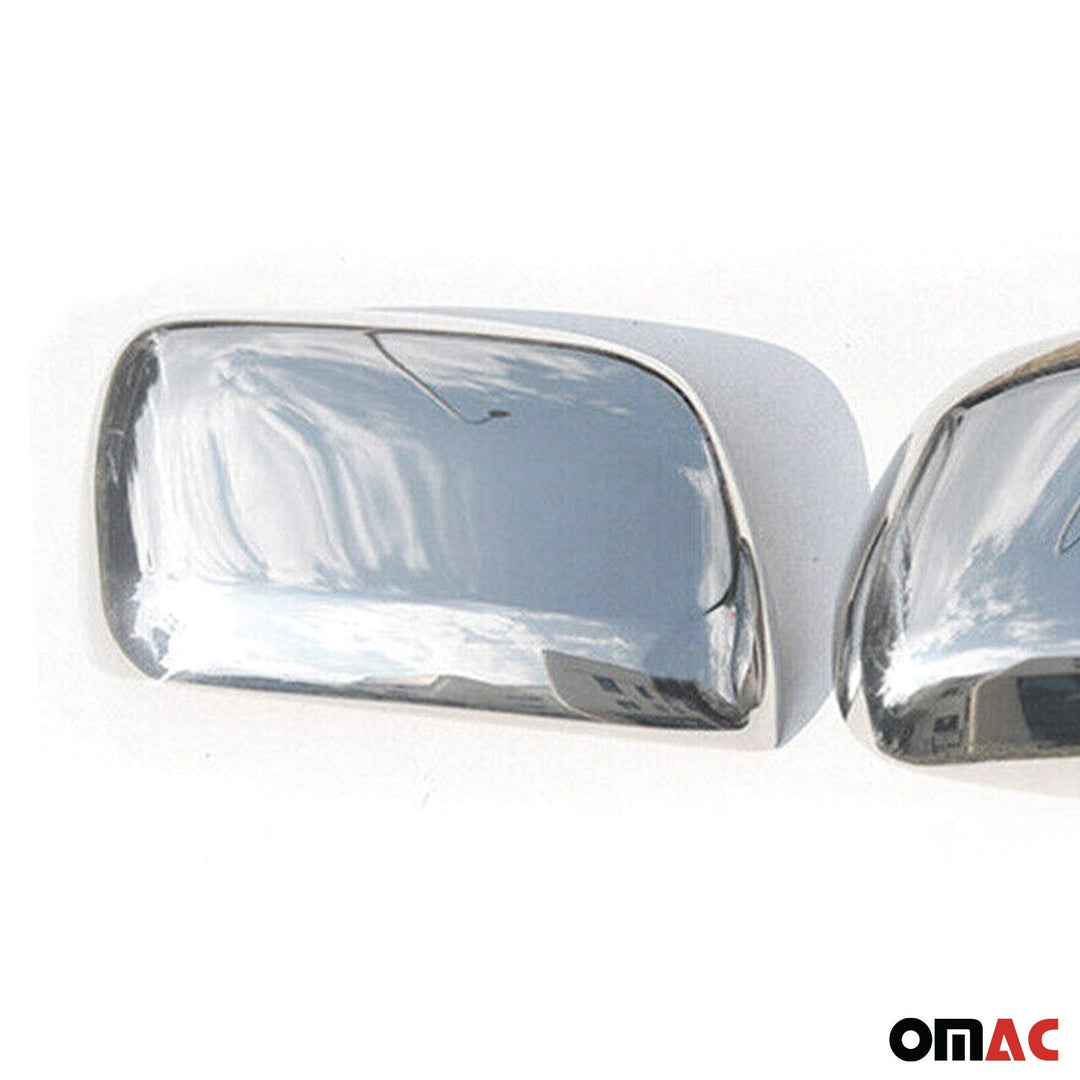 OMAC USA  W/O Signal Side Mirror Cover Caps Stainless Steel for Land Cruiser (2008-2021)