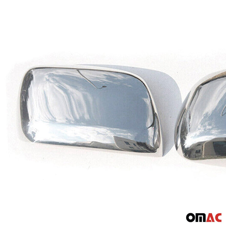 OMAC USA  W/O Signal Side Mirror Cover Caps Stainless Steel for Land Cruiser (2008-2021)