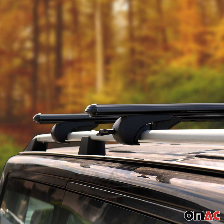 2008-2018 Toyota Sequoia Roof Rack Cross Bars Black