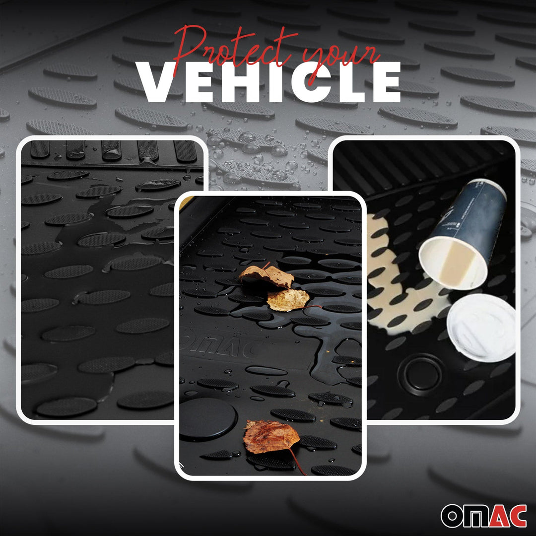 2019-2025 Toyota RAV4 Hybrid Floor Mats Liners Full Set All Weather Black