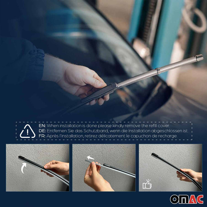 2013-2018 Toyota RAV4 Front & Rear Windshield Wiper Blades Set