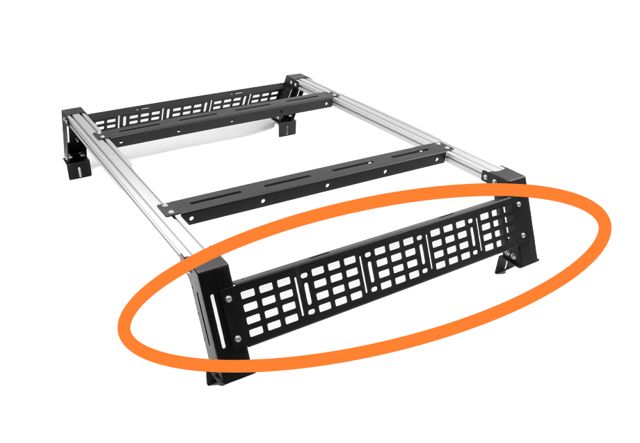 Cali Raised LED Overland Bed Rack MOLLE Side Panel
