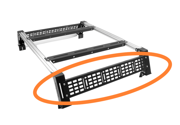 Cali Raised LED Overland Bed Rack MOLLE Side Panel