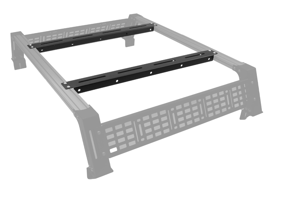 Cali Raised LED Overland Bed Rack Top MOLLE Panel