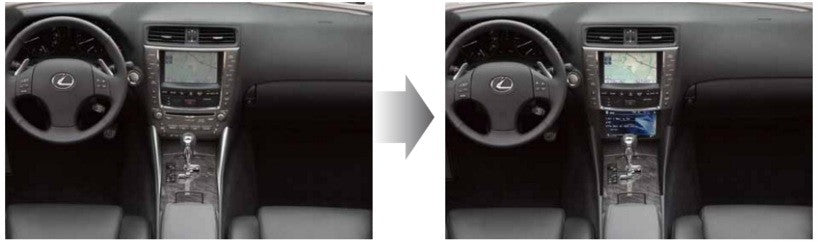 Double DIN Integration Adapter Kit for 2006-2009 Lexus IS 250, IS 350 & IS-F With Nav - Beat-Sonic MVX-140L