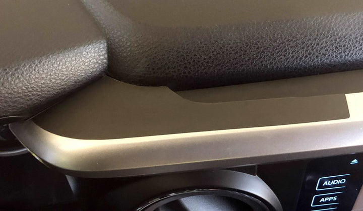 TVD Vinyl Decals Premium Cast Matte Black Vinyl Anti-Glare Decals for Dashboard Tacoma (2016-2023)