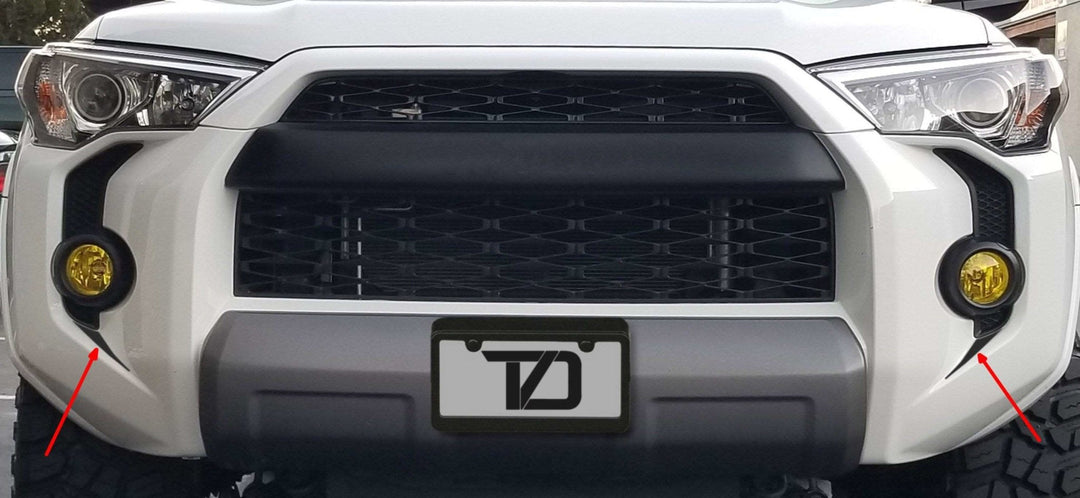 TVD Vinyl Decals Premium Cast Matte Black Vinyl Fang Decals for 4Runner (2015-2024)