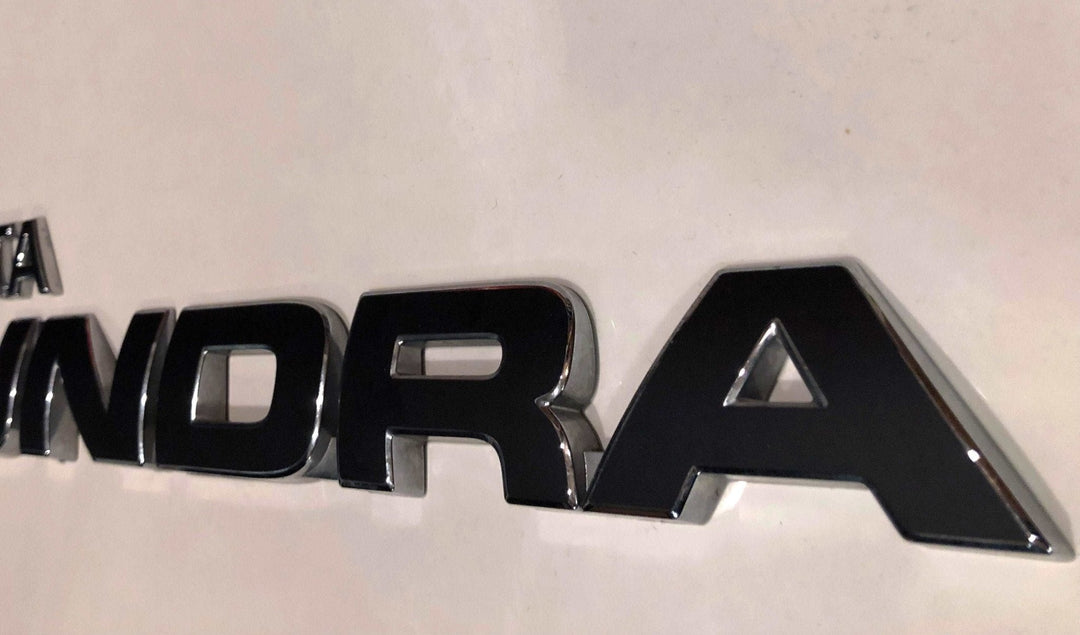 TVD Vinyl Decals Premium Cast Matte Black Vinyl Decal Letter Inlays Doors for Tundra (2007-2026)