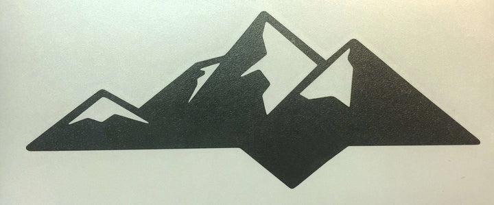 TVD Vinyl Decals Premium Cast Matte Black Vinyl Decal Mountain Tailgate for Tundra (2014-2026)