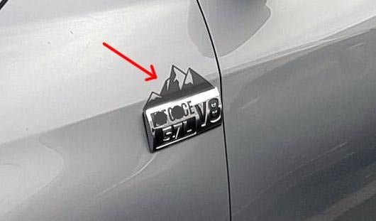 TVD Vinyl Decals Premium Cast Matte Black Vinyl Decal Mountains Fenders for Tundra (2014-2021)