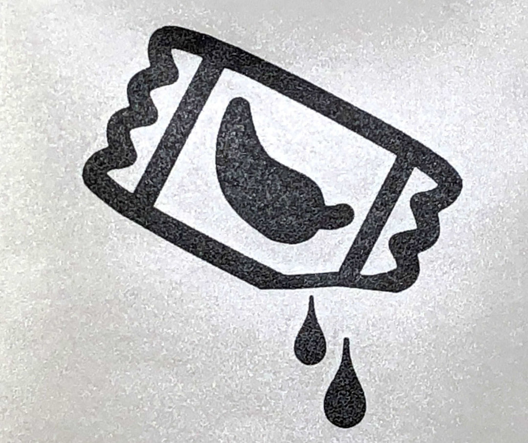 TVD Vinyl Decals Premium Cast Matte Black Vinyl Taco Sauce Decal