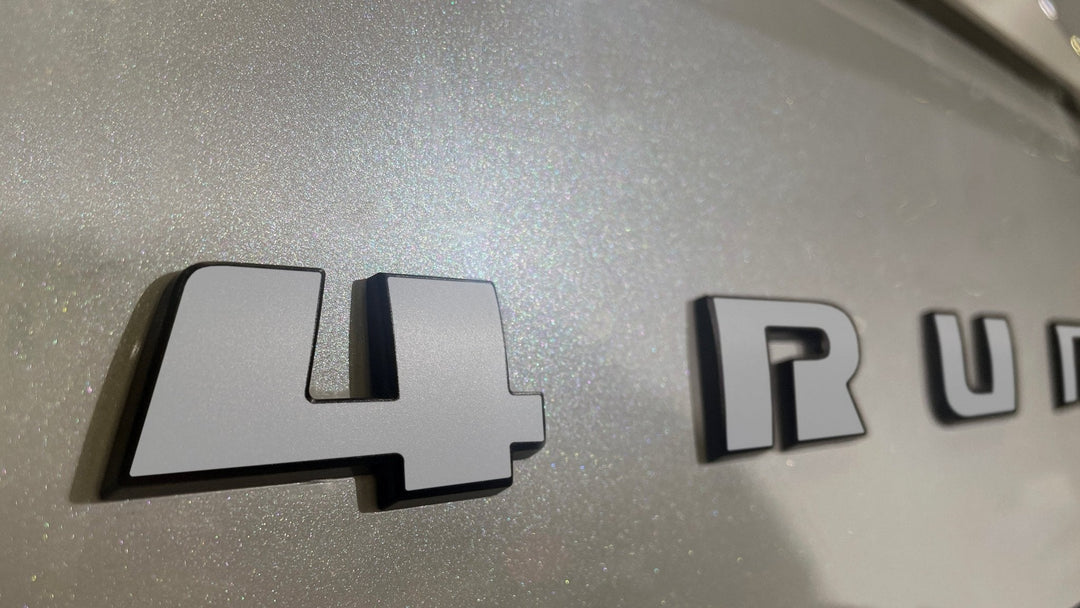 Premium Cast Vinyl Decal Letter Inlays for 2025+ 4Runner Liftgate Emblem