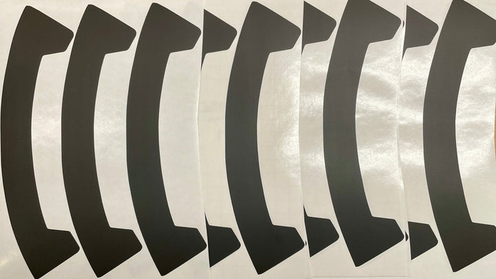 Premium Cast Vinyl Decal Overlays for 2024-2026 Tacoma TRD Sport Wheels x4