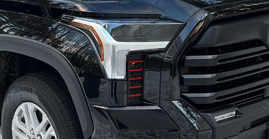 TVD Vinyl Decals Premium Cast Vinyl Decals Grill Ribs x2 for Tundra (2022+)