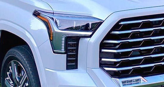 TVD Vinyl Decals Premium Cast Vinyl Decals Grill Ribs x2 for Tundra (2022+)