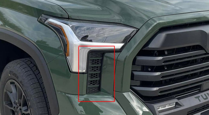 TVD Vinyl Decals Premium Cast Vinyl Decals Grill Ribs x2 for Tundra (2022+)