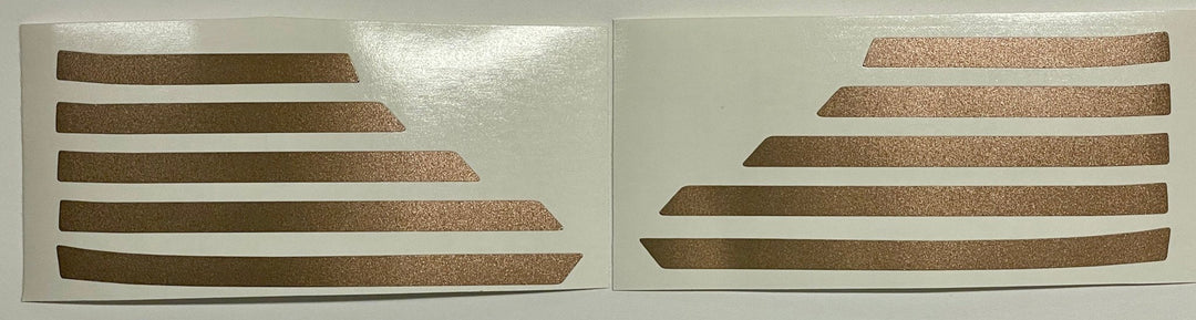 Premium Cast Vinyl Decals for 2024-2026 Tacoma Grill Ribs x2