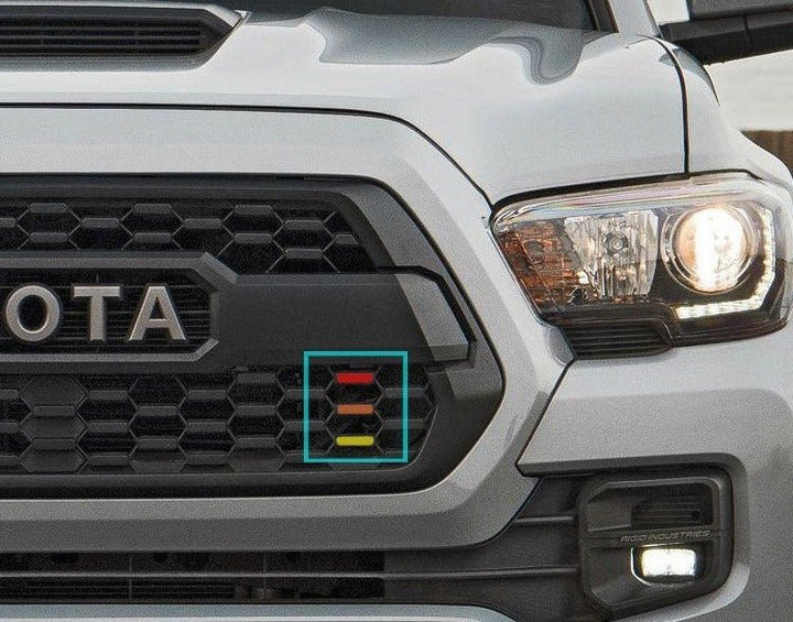 TVD Vinyl Decals Premium Cast Vinyl Heritage Decals TRD PRO Grille for Tacoma (2016-2023)